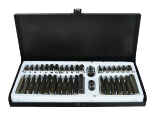 Komplet kluczy GEKO torx CRV 40el. metal box