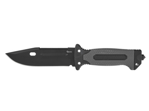 Nóż taktyczny GEKO 275/135mm z kaburą BLACK SURVIVAL SERIES Nóż taktyczny GEKO 275/135mm z kaburą BLACK SURVIVAL SERIES