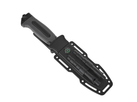 Nóż taktyczny GEKO 275/135mm z kaburą BLACK SURVIVAL SERIES Nóż taktyczny GEKO 275/135mm z kaburą BLACK SURVIVAL SERIES