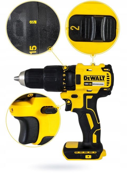 Wiertarko wkrętarka akumulatorowa bezszczotkowa DeWALT 2 X 2Ah 18V XR TSTAK DCD777D2T Wiertarko wkrętarka akumulatorowa bezszczotkowa DeWALT 2 X 2Ah 18V XR TSTAK DCD777D2T