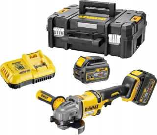 Szilfierka kątowa Dewalt DCG418 54V FV 2 aku 9Ah ładowarka walizka