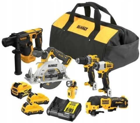 Zestaw COMBO 6 elektronarzędzi 12V 1x5.0 2x2.0Ah torba DCK611P1D2 DeWALT Zestaw COMBO 6 elektronarzędzi 12V 1x5.0 2x2.0Ah torba DCK611P1D2 DeWALT
