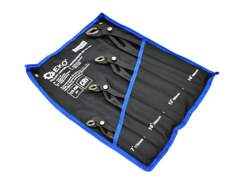 Zestaw szczypiec nastawnych do rur GEKO 4el.175mm-400mm CRV