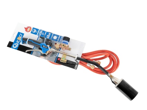 Dekarski palnik gazowy GEKO 60mm PROFI (70cm wąż 5m reduktor)