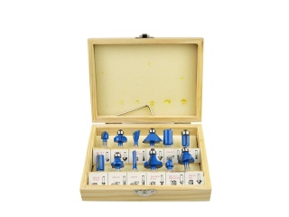 Frezy kształtowe do drewna GEKO 12 el./6mm/