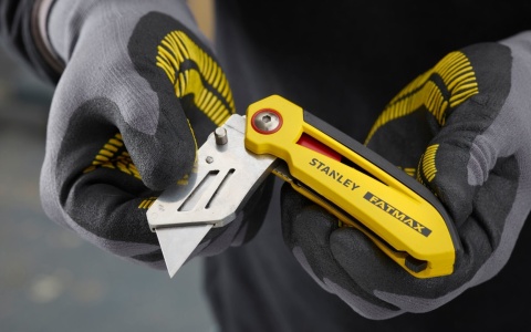 Noz składany Stanley z ostrzem trapezowym