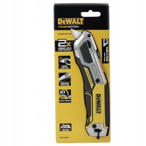 Nóż uniwersalny z ostrzem chowanym Dewalt DWHT10999-0