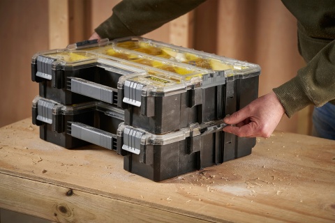ORGANIZER WYSOKI STANLEY FATMAX PRO - ZATRZASKI Z TWORZYWA