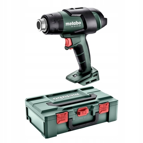 Opalarka akumulatorowa METABO HG 18 LTX 500 18V; metaBOX 145 L