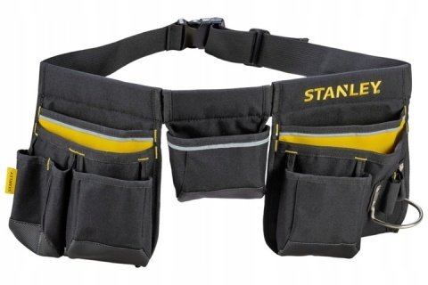 Pas monterski STANLEY biodrowy, dwie kieszenie