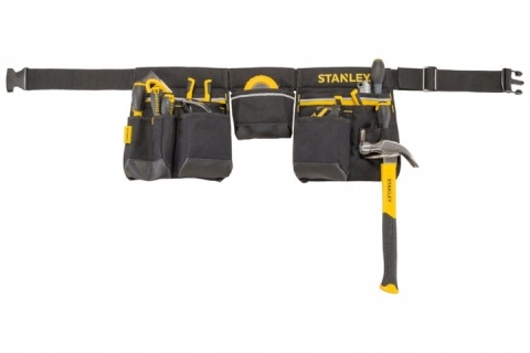 Pas monterski STANLEY biodrowy, dwie kieszenie