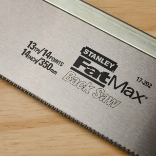 Piła grzbietnica STANLEY FatMax 14" ząb Uniwersalny 13z/cal