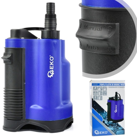 Pompa do brudnej wody GEKO 750W z wbudowanym pływakiem