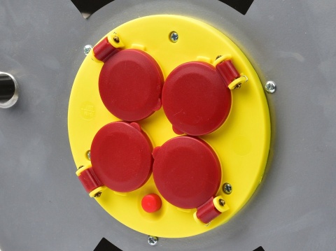 Przedłużacz elektryczny Keltin bębnowy metalowy 3x2,5mm 50m