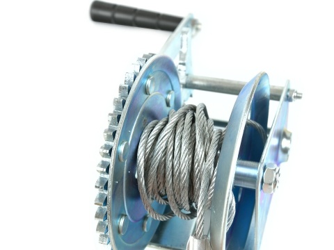 Wciągarka linowa pozioma GEKO 1000LB/450kg 5m linki