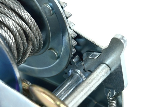 Wciągarka linowa pozioma GEKO 1000LB/450kg 5m linki