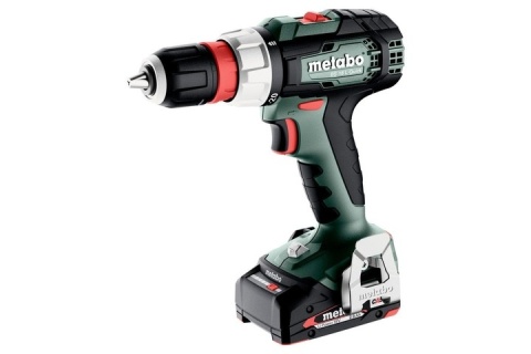 Wiertarko-wkrętarka akum. METABO BS 18 L Quick 18V 2x2Ah LiPOWER; Ładowarka SC 36; metaBOX 145