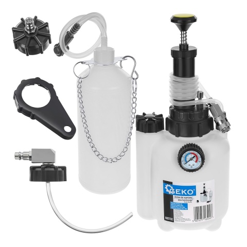 Zestaw do odpowietrzania i wymiany płynu hamulcowego GEKO