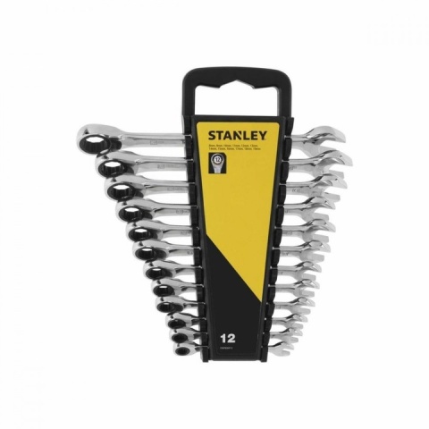 Zestaw kluczy plaskooczkowych Stanley 12 szt