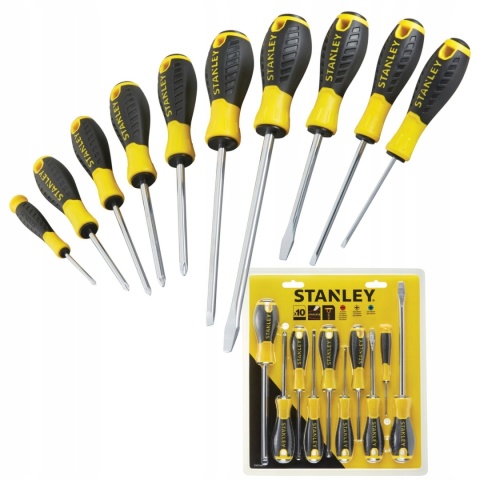 Zestaw wkrętaków Stanley Essential 10 szt