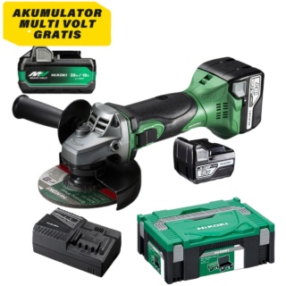 Akumulatorowa Szlifierka kątowa 125mm 2x5Ah HiKOKI G18DSL2 walizka HSC