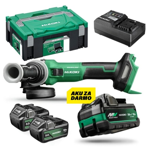 Akumulatorowa szlifierka kątowa Hikoki G1813DE WQZ