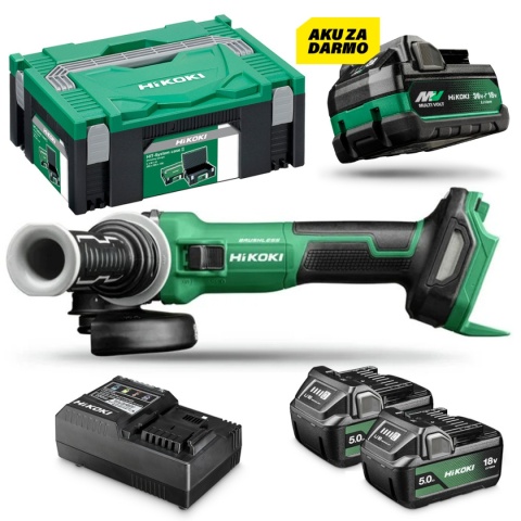 Akumulatorowa szlifierka kątowa Hikoki G1813DVE WQZ