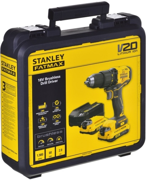 Akumulatorowa wiertarko-wkrętarka SFMCD710D2K Stanley Fatmax