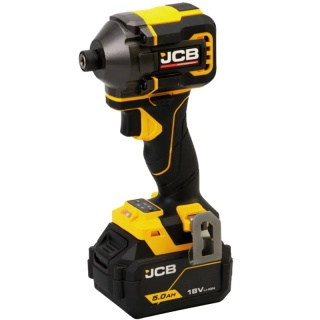 JCB Pro Power Tools 18V Zestaw kompaktowy (2 narzędzia) Wiertarko-wkrętarka udarowa (75 Nm) Zakrętarka udarowa (230 Nm) 2x a