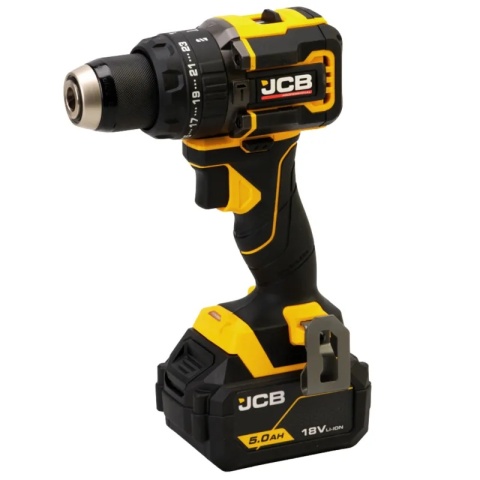 JCB Pro Power Tools 18V Zestaw kompaktowy (2 narzędzia) Wiertarko-wkrętarka udarowa (75 Nm) Zakrętarka udarowa (230 Nm) 2x a