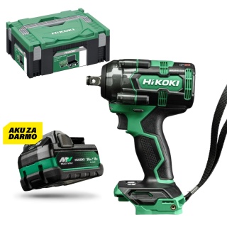 Klucz udarowy Hikoki WR18DHW2Z aku, 18V , uchwyt ½", 345N