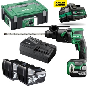 MŁOTOWIERTARKA Hikoki DH18DPBWPZ AKU, 2x5Ah HSC II