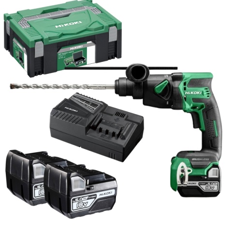 MŁOTOWIERTARKA Hikoki DH18DPBWPZ AKU, 2x5Ah HSC II