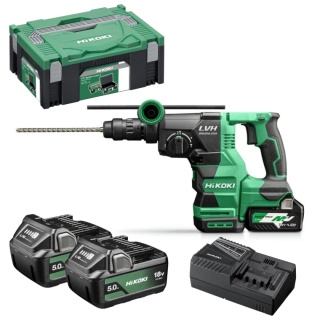 Młotowiertarka akumulatorowa Hikoki DH1826DC WPZ 2x aku ładowarka kufer