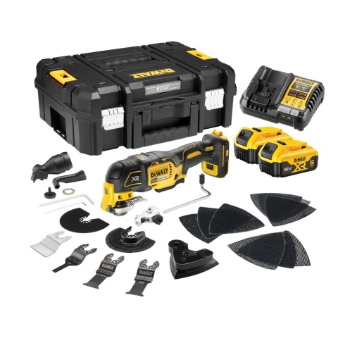 Narzędzie wielofunkcyjne bezszczotkowe 18 V 2x 5Ah XR DeWALT DCS356P2-QW