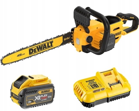 PIŁA ŁAŃCUCHOWA Dewalt 54V XR FV 45CM akumulator 1 x 9Ah