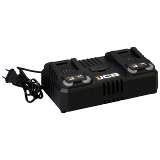 Podwójna szybka ładowarka 4.5A JCB Pro Power Tools 18V