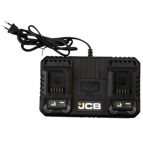 Podwójna szybka ładowarka 4.5A JCB Pro Power Tools 18V