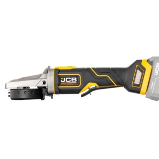 Szlifierka kątowa JCB Pro Power Tools 18V z włącznikiem łopatkowym (125 mm / 5") - głowica płaska
