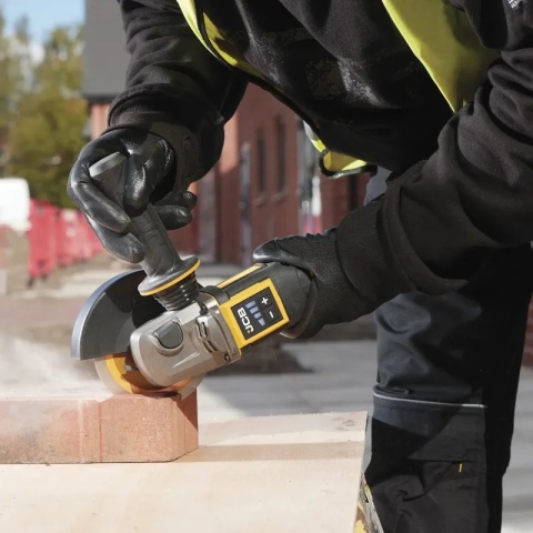 Szlifierka kątowa JCB Pro Power Tools 18V z włącznikiem łopatkowym (125 mm / 5")