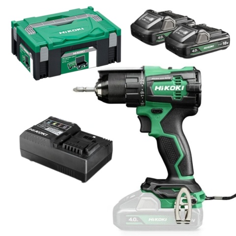 Udarowa wiertarko-wkrętarka akumulatorowa Hikoki DV18DE WHZ