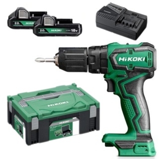 WIERTARKO-WKRĘTARKA UDAROWA Hikoki DV18DD WRZ 18V 2x2,0Ah