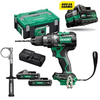 Wiertarko-wkrętarka Hikoki DS18DCWHZ AKU,18V, 2 x AKU.