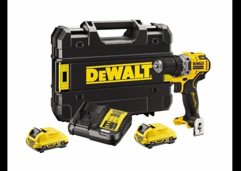 Wiertarko-wkrętarka XR 12V 2x2,0Ah DeWALT DCD701D2