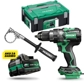 Wiertarko-wkrętarka udarowa Hikoki DV18DC W2Z AKU, 18V