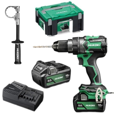 Wiertarko-wkrętarka udarowa Hikoki DV18DC WPZ AK. 18V