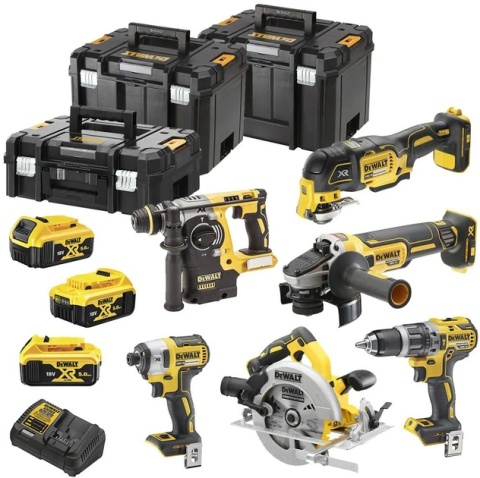 Zestaw 6 elektronarzędzi DeWalt