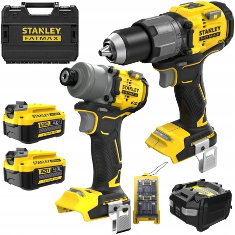 Zestaw STANLEY SFMCK211M2T Wkrętarka zakrętarka 18V 2x 4Ah