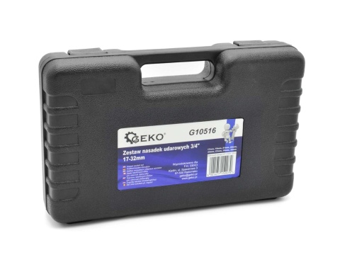 Zestaw nasadek udarowych GEKO 3/4" 17-32mm 8el.