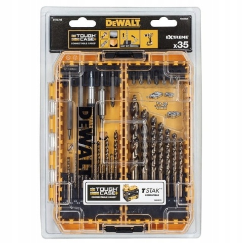 Zestaw wierteł do metalu DEWALT EXTREME 35szt